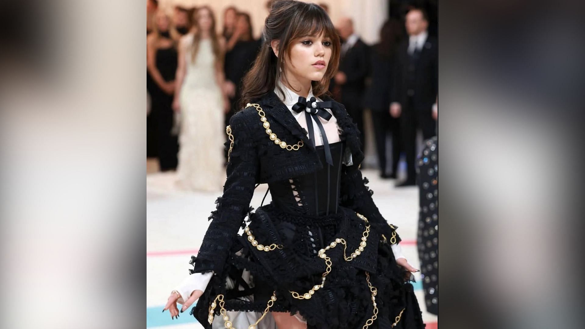 Jenna at the 2023 Met Gala (Image via Jenna Ortega Instagram account)